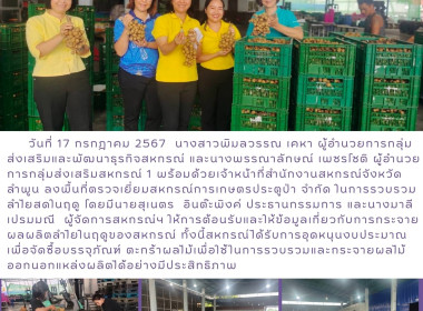 ลงพื้นที่ตรวจเยี่ยมสหกรณ์การเกษตรประตูป่า จำกัด Image 6