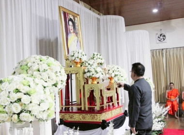 พิธีบำเพ็ญกุศลสวดพระพุทธมนต์ สวดพระอภิธรรม ... Image 1