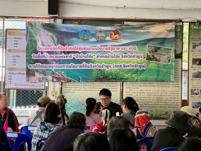 ลงพื้นที่สังเกตการณ์การสำรวจข้อมูลรายแปลงของเกษตรกร Image 1