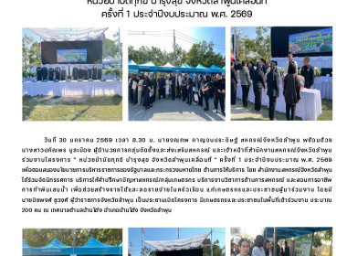 โครงการ “ หน่วยบำบัดทุกข์ บำรุงสุข จังหวัดลำพูนเคลื่อนที่ ” Image 7