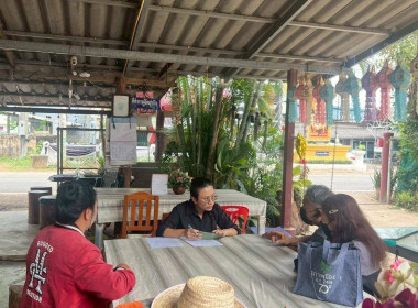 ลงพื้นที่จัดเก็บข้อมูลสมาชิเกษตรกร เพื่อจัดทำฐานข้อมูล ... Image 4