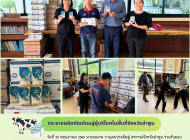 สำรวจความต้องการบริโภคผลิตภัณฑ์นมของเครือข่ายสหกรณ์และหน่วยงานภาครัฐในจังหวัดลำพูน ... Image 8