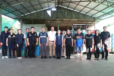 ลงพื้นที่ติดตามสถานการณ์มะม่วงและจุดรับซื้อผลผลิตมะม่วง ... Image 1