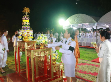 พิธีรับพระราชทานพุ่มดอกบัวประดิษฐ์ไปถวายสักการะต้นพระศรีมหาโพธิทศมราชบพิตร ... Image 2
