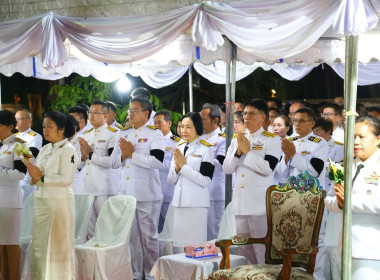 พิธีรับพระราชทานพุ่มดอกบัวประดิษฐ์ไปถวายสักการะต้นพระศรีมหาโพธิทศมราชบพิตร ... Image 5
