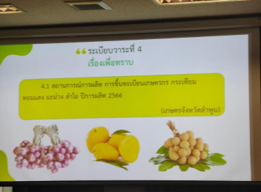 ร่วมประชุมคณะกรรมการเพื่อแก้ไขปัญหาเกษตรกรอันเนื่องมาจากผลิตผลการเกษตรระดับจังหวัด (คพจ.) จังหวัดลำพูน ครั้งที่ 3/2566 ... พารามิเตอร์รูปภาพ 8