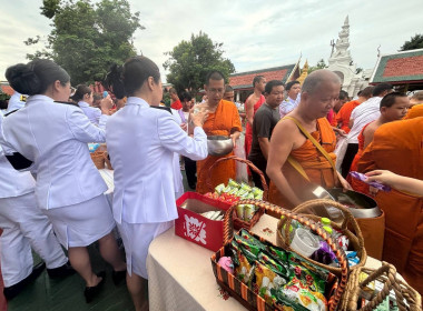 พิธีเจริญพระพุทธมนต์และพิธีทำบุญตักบาตรถวายพระกุศล Image 6