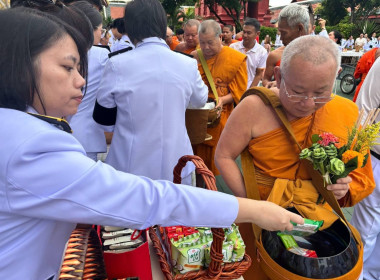 พิธีเจริญพระพุทธมนต์และพิธีทำบุญตักบาตรถวายพระกุศล Image 8
