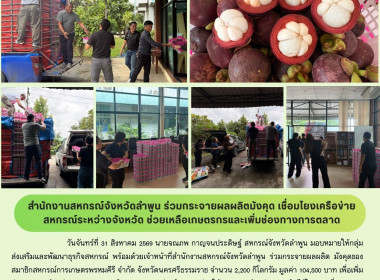 ร่วมกระจายผลผลิต มังคุดของสมาชิกสหกรณ์การเกษตรพรหมคีรี จำกัด Image 17