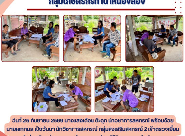เข้าตรวจเยี่ยมแนะนำส่งเสริมกลุ่มเกษตรกรทำนาหนองล่อง พารามิเตอร์รูปภาพ 5