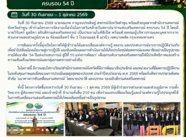 โครงการจัดงานเนื่องในโอกาสวันคล้ายวันสถาปนากรมส่งเสริมสหกรณ์ ครบรอบ 54 ปี ... พารามิเตอร์รูปภาพ 7