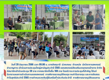 ประชุมใหญ่สามัญประจำปี 2565 ของสหกรณ์ส่งเสริมเกษตรกรป่าซาง ... พารามิเตอร์รูปภาพ 5