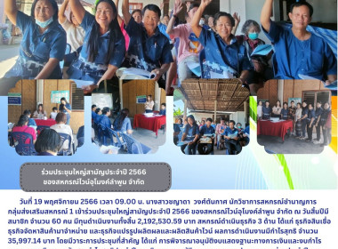 ประชุมใหญ่สามัญประจำปี 2566 ของสหกรณ์ไวน์อุโมงค์ลำพูน จำกัด พารามิเตอร์รูปภาพ 5