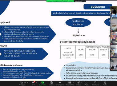 ประชุมรับฟังการชี้แจงคู่มือแนวทางการดำเนินโครงการต่าง ๆ ... Image 8
