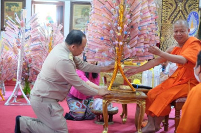 ร่วมกันถวายองค์ผ้าป่าสามัคคีสำหรับก่อสร้างอนุสาวรีย์ ... พารามิเตอร์รูปภาพ 1