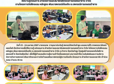 จัดฝึกอบรม หลักสูตร พัฒนาสหกรณ์เข้มแข็ง ณ ... Image 9